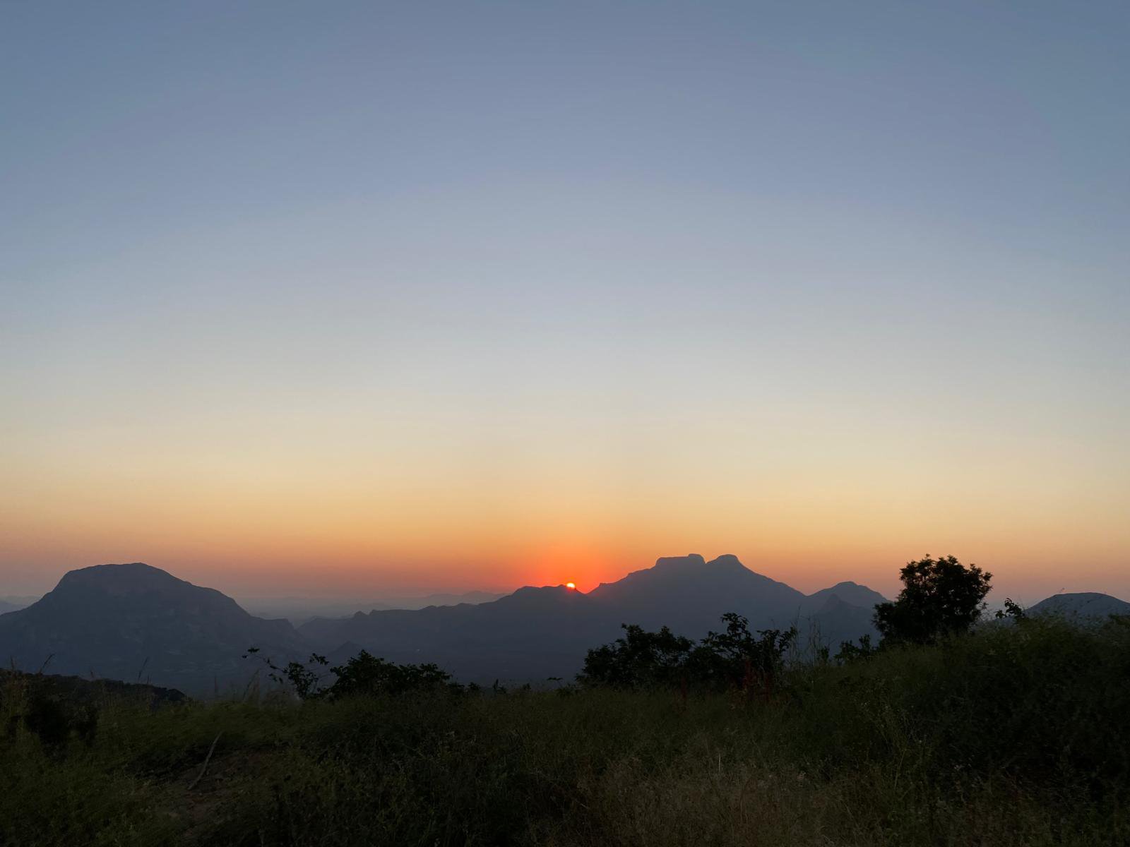 Pôr do Sol na província do Namibe